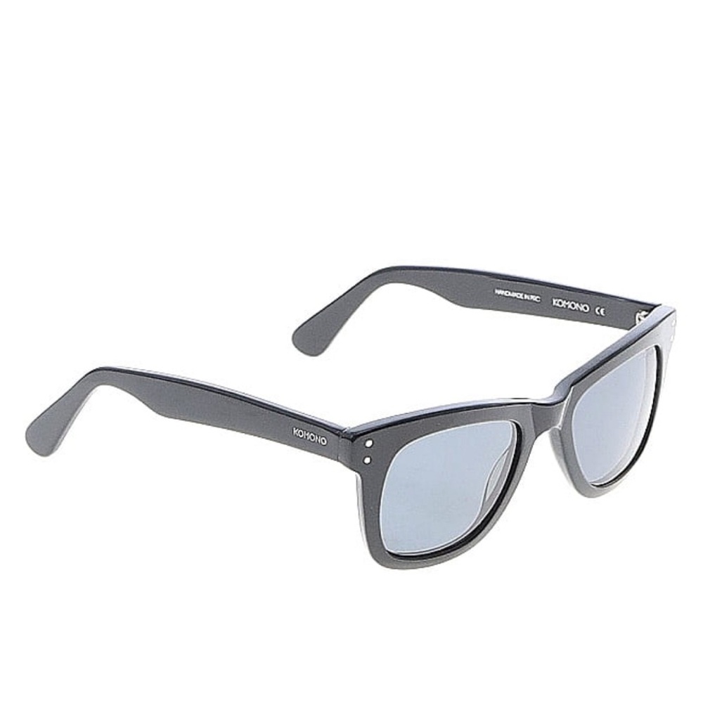 KOMONO Allen Glossy Black Sunglasses NEW - Picture 2 of 11